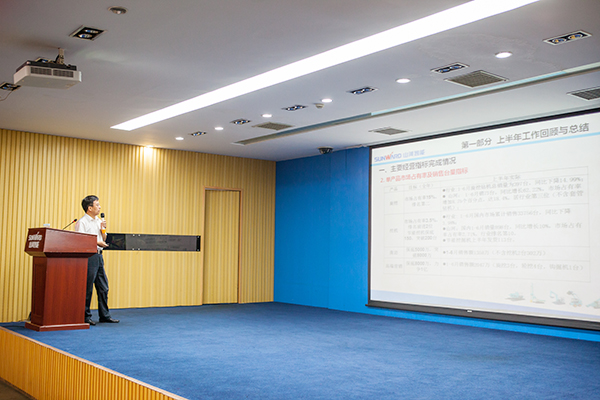 业绩逆势上扬，，，，，，龙8头号玩家智能半年度谋划事情聚会圆满召开