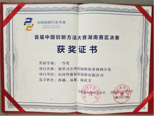 喜报︱中国立异要领大赛湖南赛区龙8头号玩家智能获一等奖