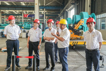 广州工控党建同盟联络员一行到龙8头号玩家智能开展事情对接