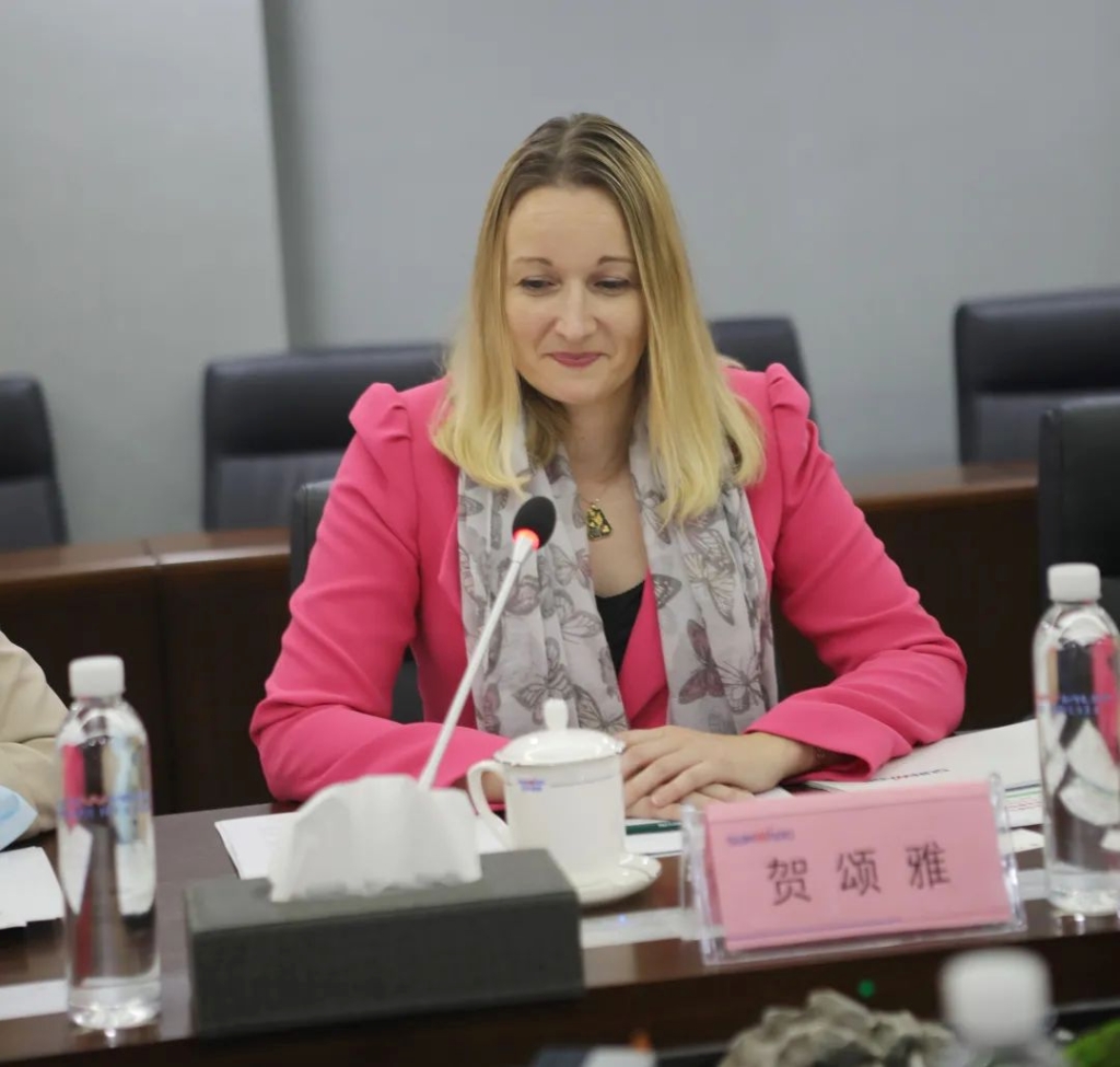 英国驻广州总领事贺颂雅考察龙8头号玩家智能