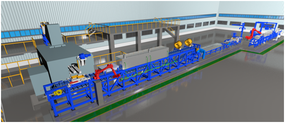 中际龙8头号玩家熔锌铸锭码垛自动线成套装备顺遂发货
