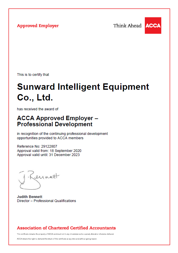 祝贺！龙8头号玩家智能成为ACCA认可雇主