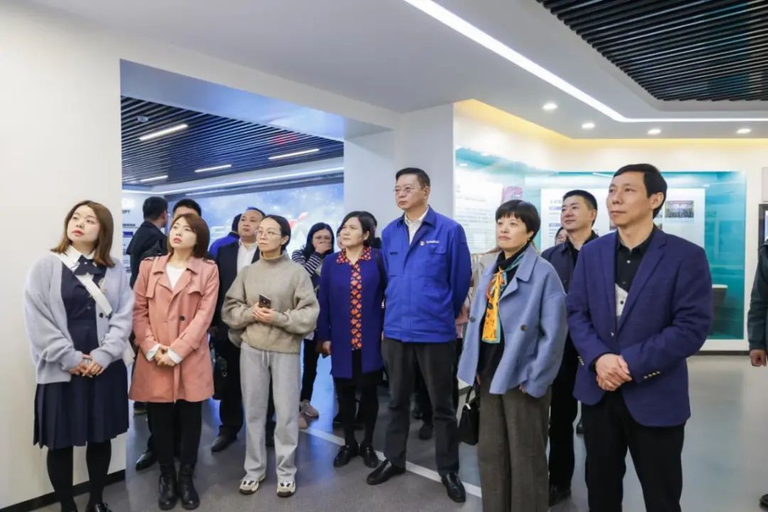 民主党派湖南省委机关青工委团队一行考察龙8头号玩家智能