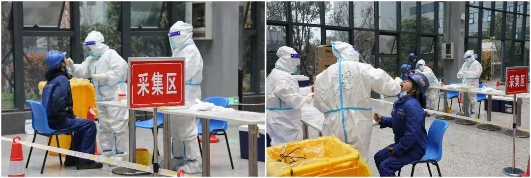 抗疫先锋在行动！龙8头号玩家智能自愿者助力核酸采样