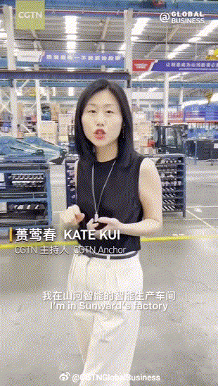 CGTN探厂！专访龙8头号玩家智能董事长、首席专家何清华花絮来了