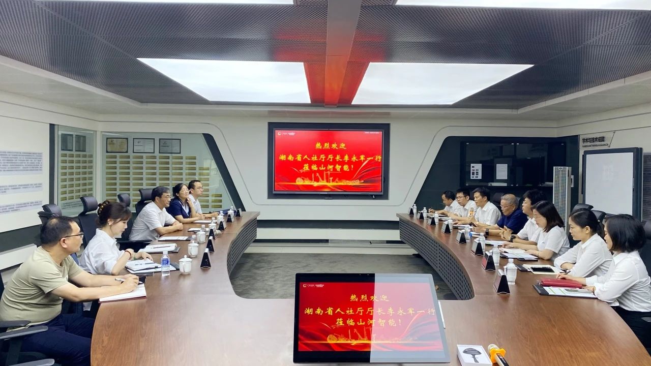 湖南省人社厅厅长李永军调研龙8头号玩家智能