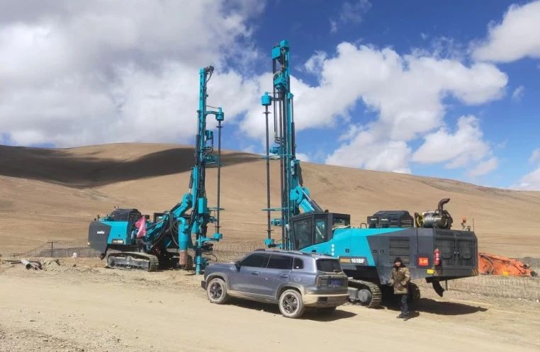 勇闯昆仑山！龙8头号玩家智能凿岩装备攻克海拔5600米!