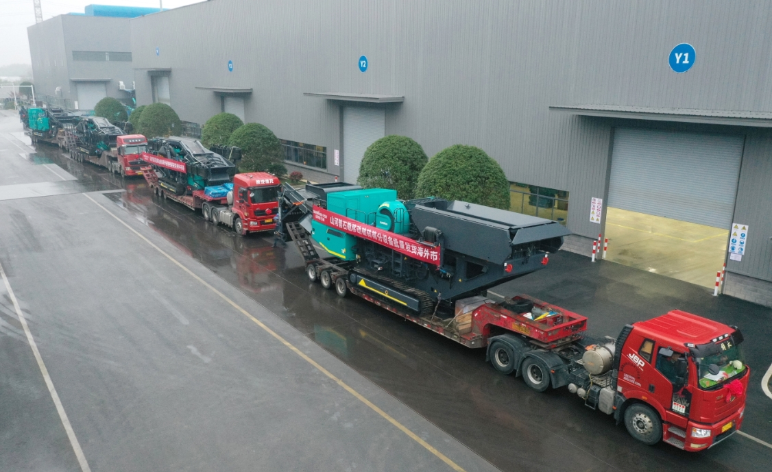 加速出海，，，，，，龙8头号玩家普石勒破碎筛分装备批量出口东南亚