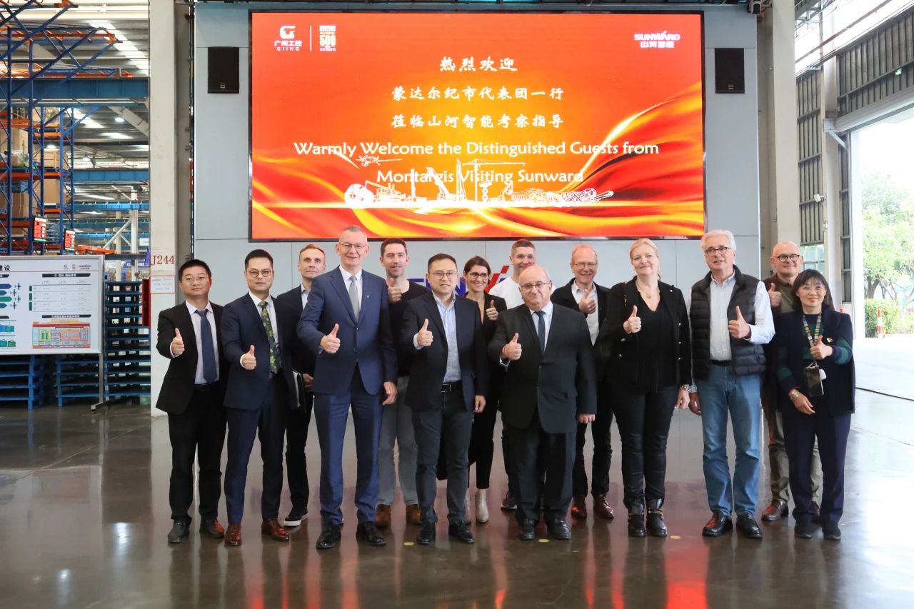 蒙达尔纪市代表团一行考察龙8头号玩家智能